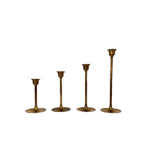 Load image into Gallery viewer, Modern Brass Candleholders