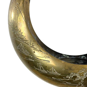 Brass Hanging Planter