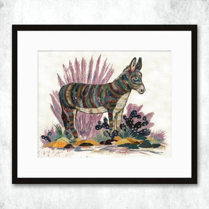 Dolan Geiman Signed Print Burro (V2)