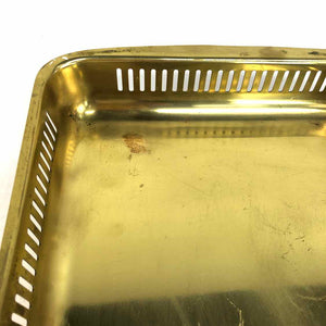 Brass Footed Tray