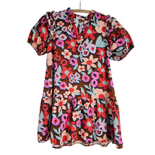 Load image into Gallery viewer, Bold Floral Mini Dress