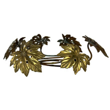 Load image into Gallery viewer, Brass Leaves Candleholder