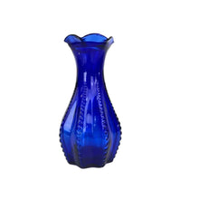 Load image into Gallery viewer, Blue Glass Beaded Vase