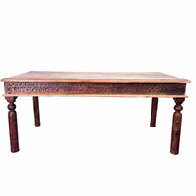 Load image into Gallery viewer, Carved Wooden Table