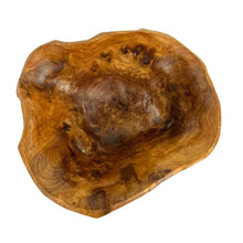 Load image into Gallery viewer, Carved Wooden Burl Bowl