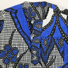 Load image into Gallery viewer, Blue Floral Tunic Shirt