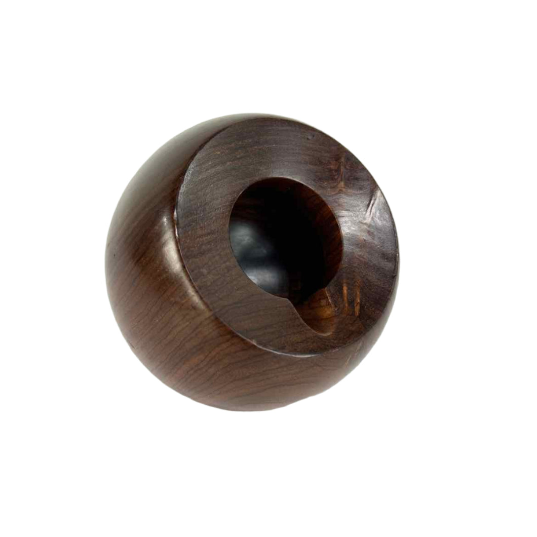 Wooden Sphere Ashtray