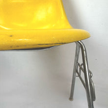 Load image into Gallery viewer, Modern Yellow Fiberglass Shell Chair