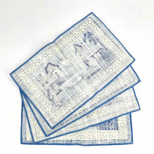 Load image into Gallery viewer, Blue &amp; White Placemats