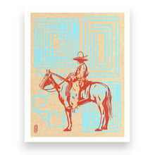 Load image into Gallery viewer, Electric West Cowboy Horse Print