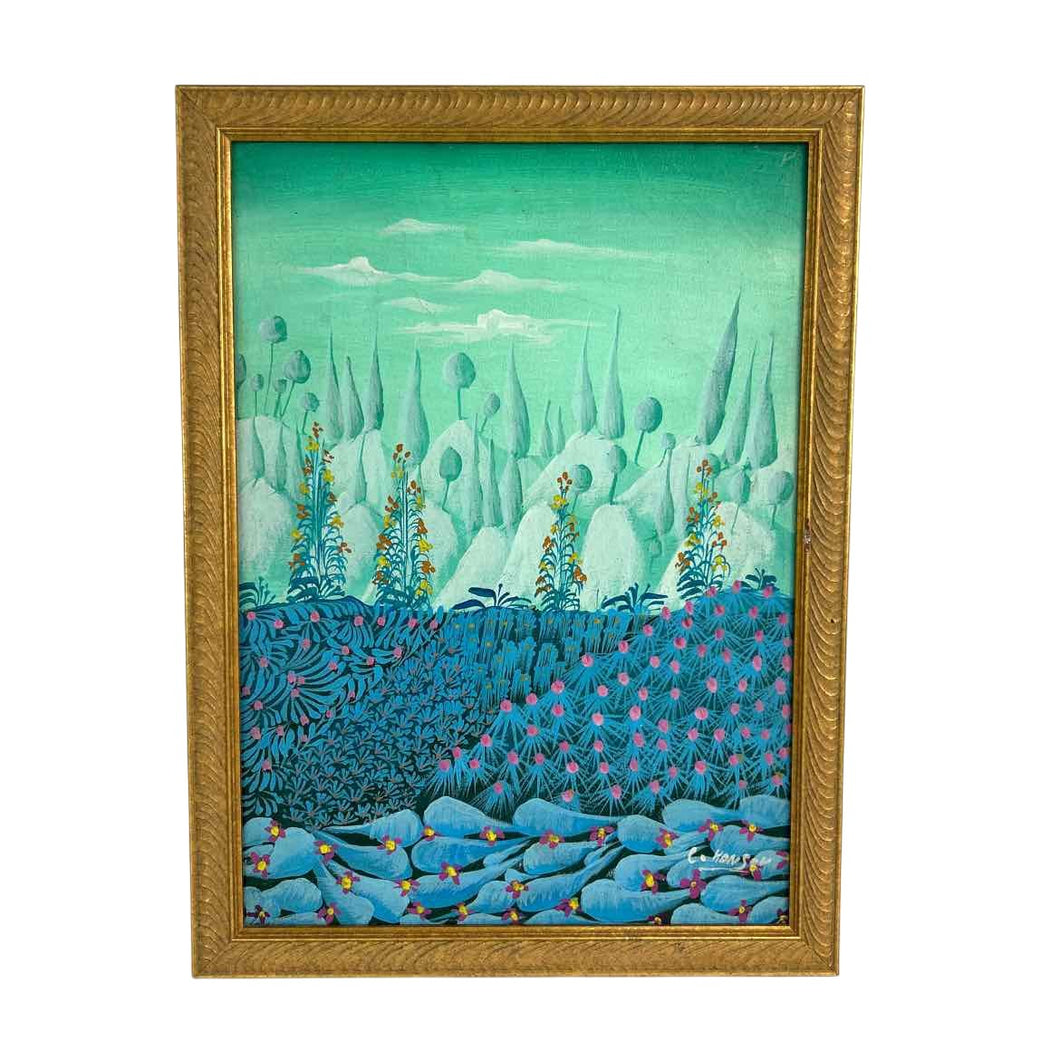 Folk Art Landscape Painting