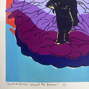 Quantum Parker Aboard the Vimana Print