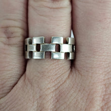 Load image into Gallery viewer, Chain Link Sterling Ring
