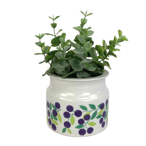 Blueberry Porcelain Jar