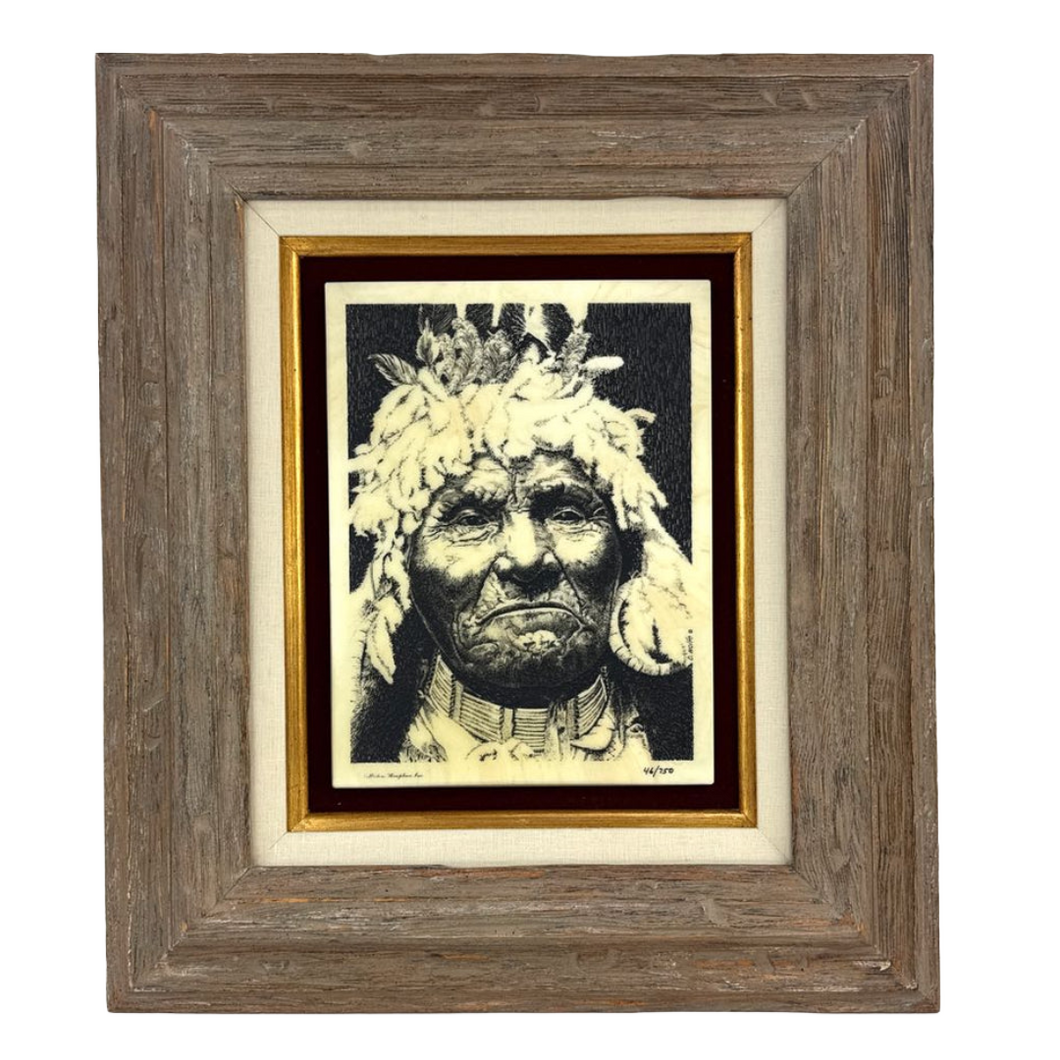 Yellow Bull Marble Etching