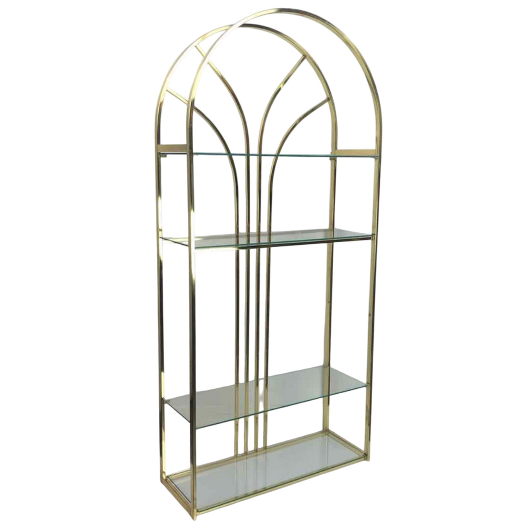 Gold Metal Arch Shelf