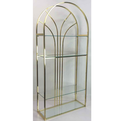 Gold Metal Arch Shelf