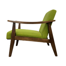 Load image into Gallery viewer, Modern Green Arm Chair