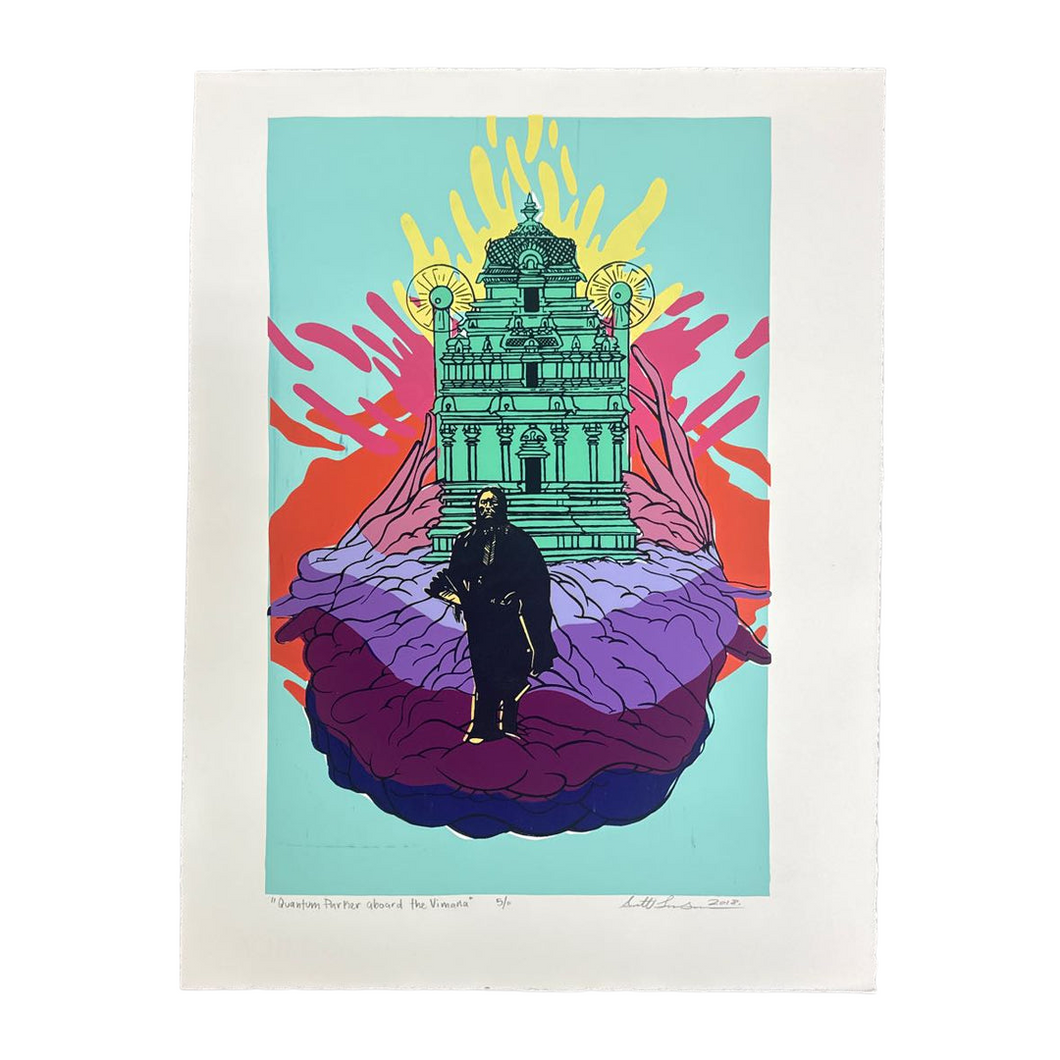 Quantum Parker Aboard the Vimana Print