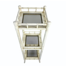Load image into Gallery viewer, Faux Rattan Ivory Shelf