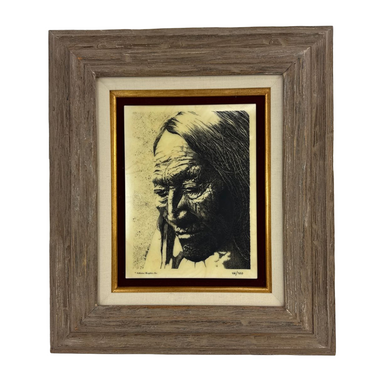 Sioux Chief Marble Etching