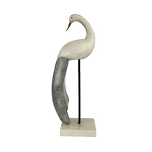 Load image into Gallery viewer, Travertine Bird Sculpture