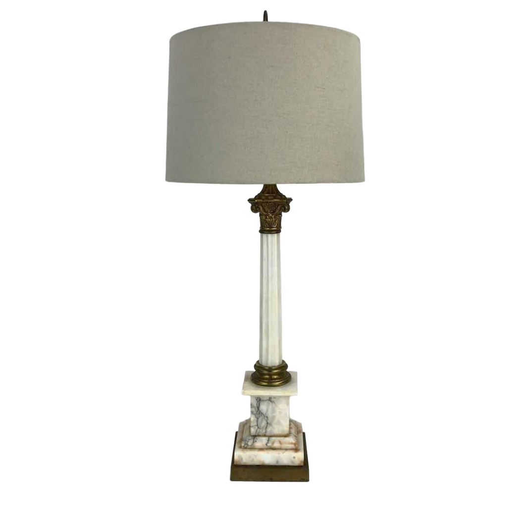 Italian Marble Table Lamp