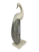 Load image into Gallery viewer, Travertine Bird Sculpture