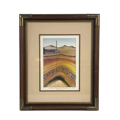Oil Rig Framed Print