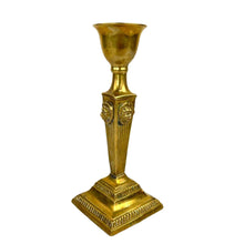 Load image into Gallery viewer, Brass Lions Candleholder