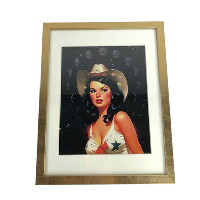 Space Cowgirl Print