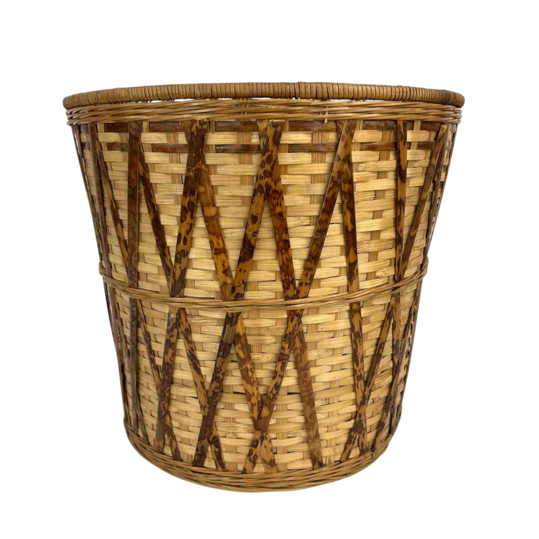 Tortoiseshell Woven Basket