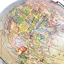 Load image into Gallery viewer, World Globe on Wooden Base