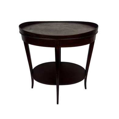 Mahogany Oval Side Table