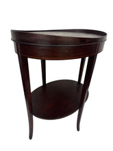 Load image into Gallery viewer, Mahogany Oval Side Table
