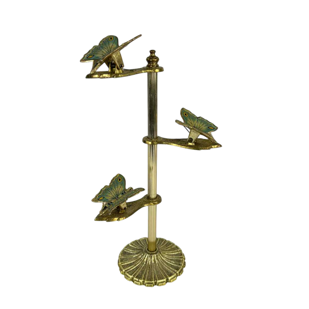 Brass Butterfly Clip Stand