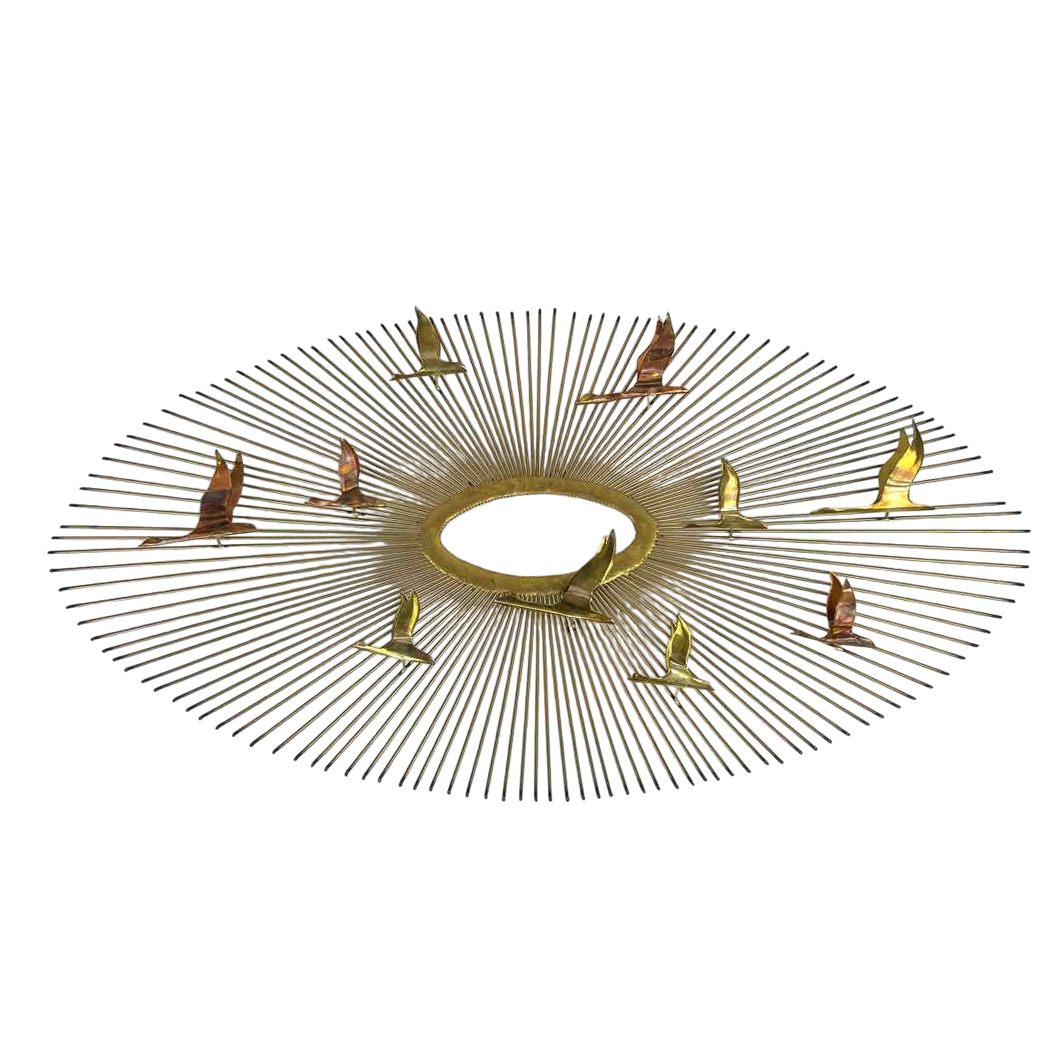 Modern Birds Wall Sculpture