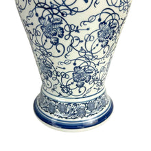 Load image into Gallery viewer, Blue &amp; White Pottery Lamps