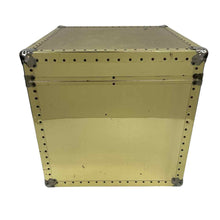 Load image into Gallery viewer, Gold Metal Cube Trunk