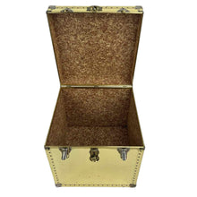 Load image into Gallery viewer, Gold Metal Cube Trunk