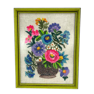 Floral Embroidery Art