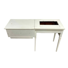 Load image into Gallery viewer, Ivory Sewing Cabinet Desk