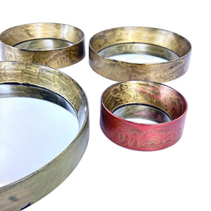 Round Wall Mirror Set