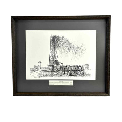 Spindletop Oil Rig Print