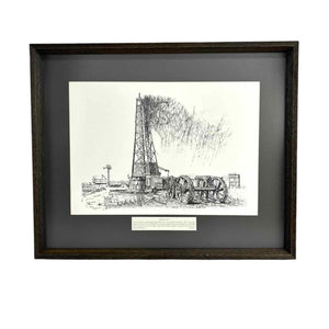 Spindletop Oil Rig Print