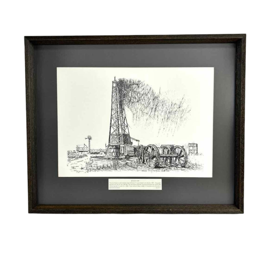 Spindletop Oil Rig Print