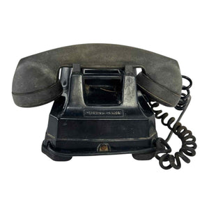 Black Rotary Phone