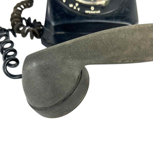 Black Rotary Phone