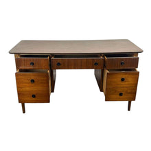 Load image into Gallery viewer, Modern Walnut Desk