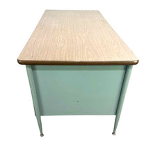 Load image into Gallery viewer, Blue Metal Desk